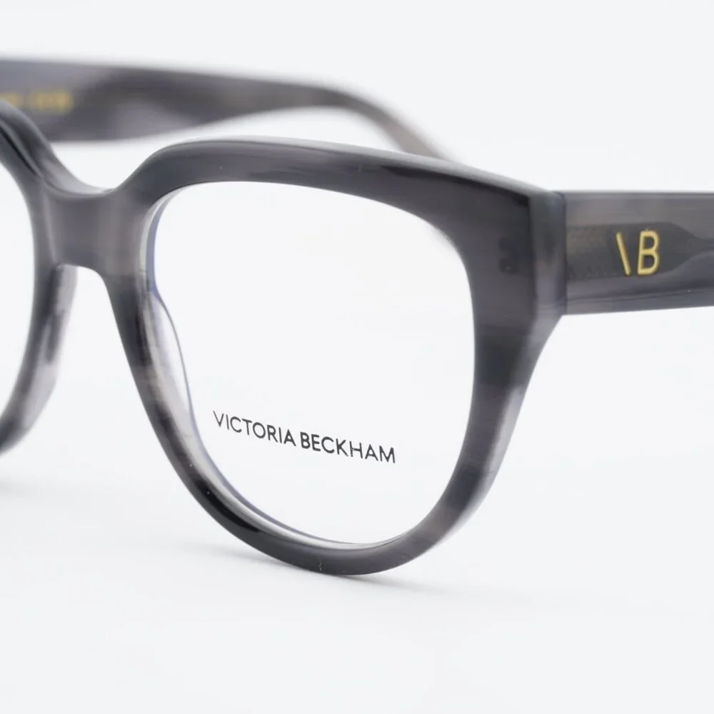 Victoria Beckham VB2674 036 Eyeglasses Striped Grey 53mm Cat Eye Frame